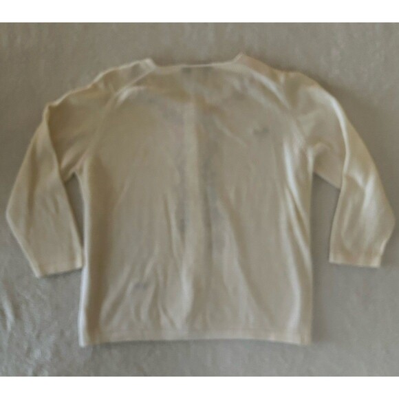 American Knitworks Petites Embroidered Cardigan Sweater Size pp - Picture 2 of 10